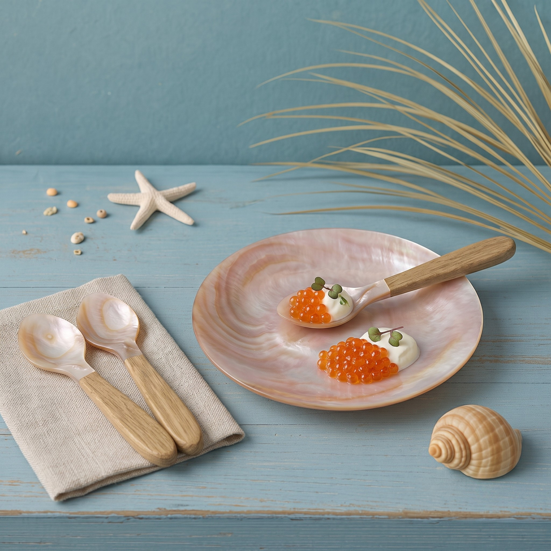 Serin Shell Large Spoons, Set of 4 - Image 2