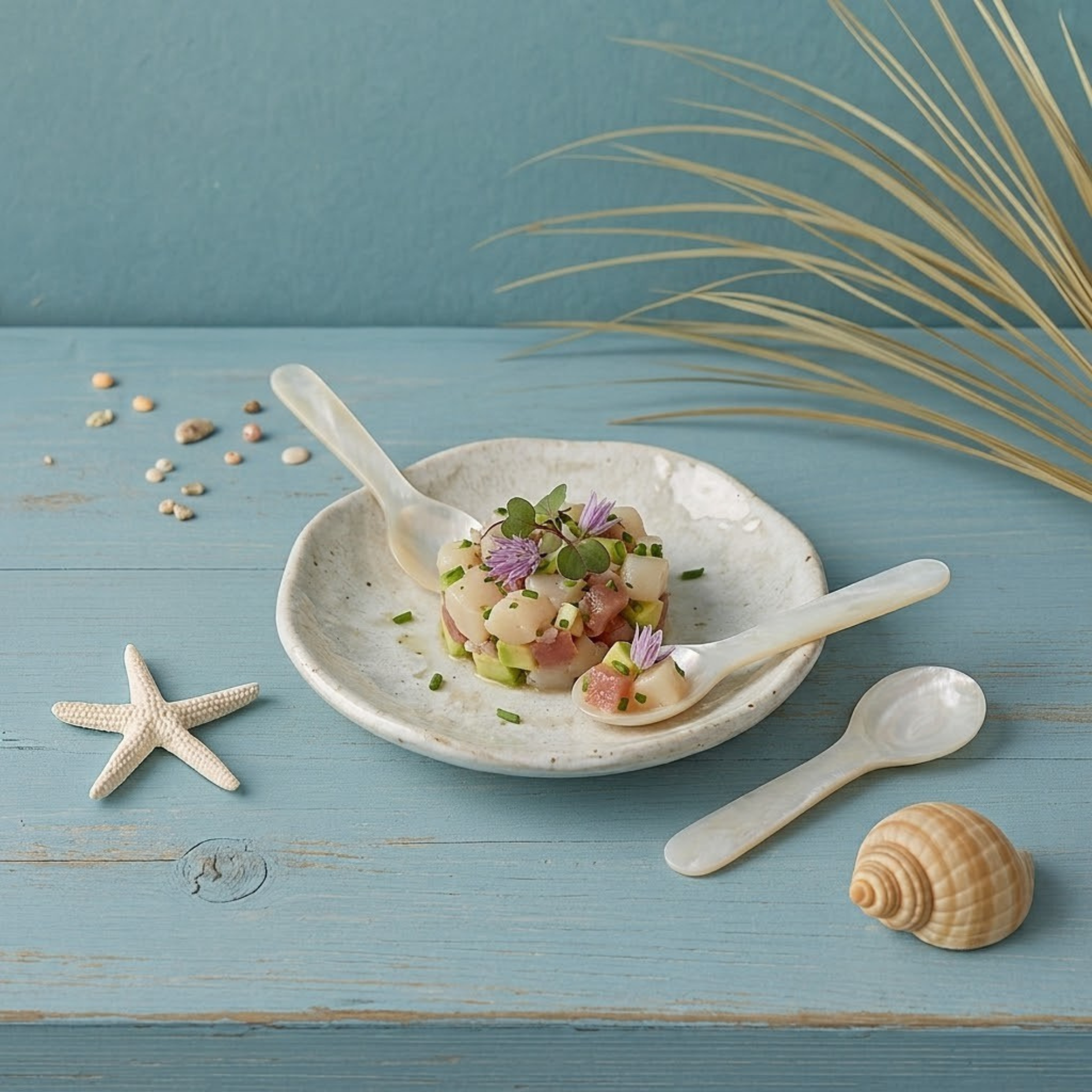 Seashell Spoons, Small Set of 4 - Image 2