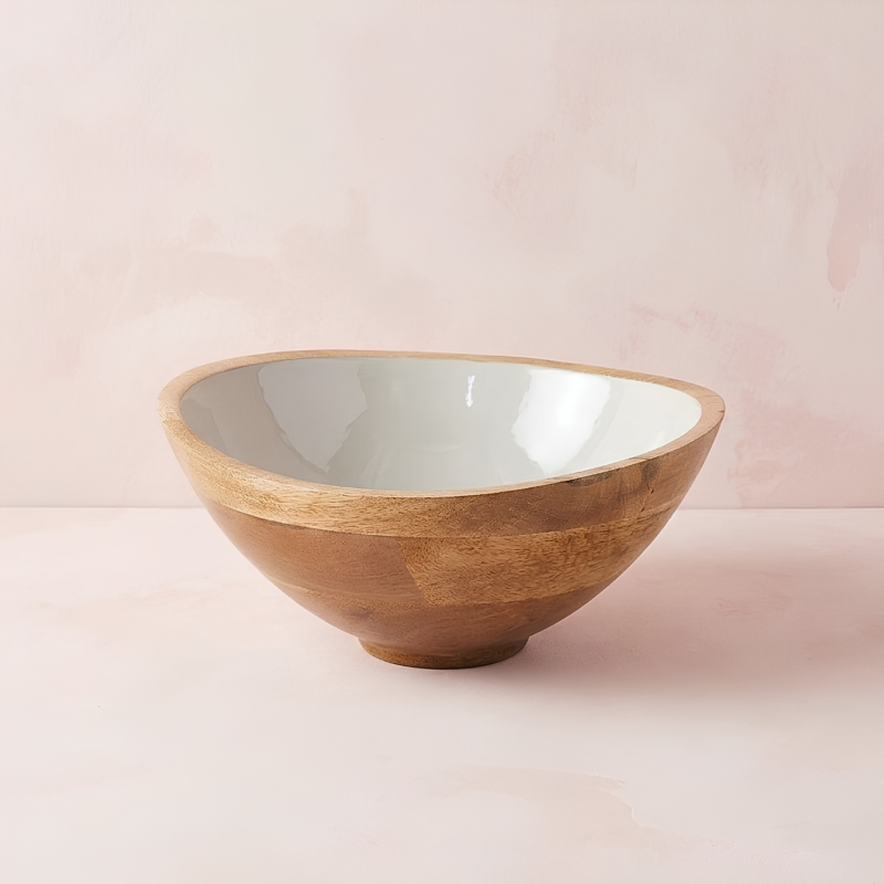 Grand bol Madras, Taupe