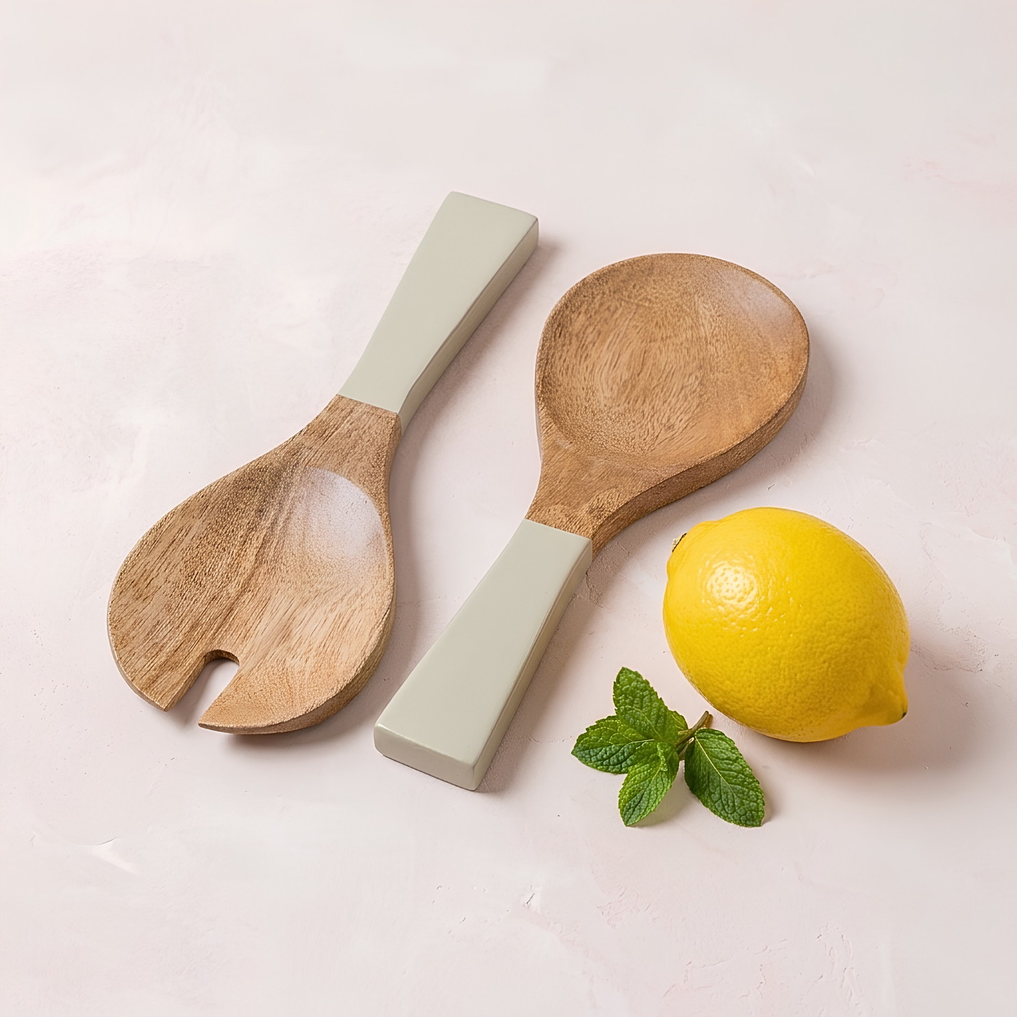 Madras Small Serving Set, Taupe - Image 2