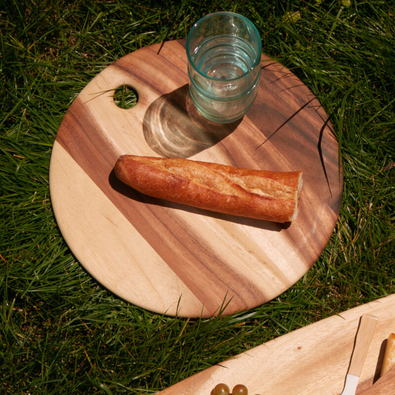 Acacia Round Board with Tapered Edge, Medium - Image 2