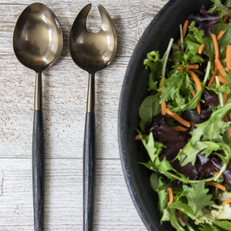 Arendal Aged Bronze Serving Set - Image 4
