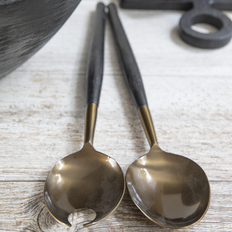 Arendal Aged Bronze Serving Set - Image 3