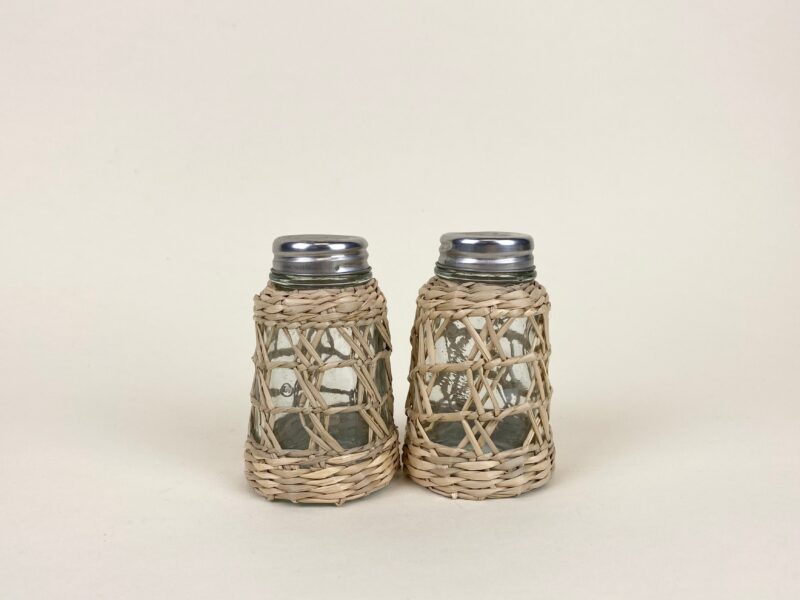 Seagrass Cage Salt & Pepper Shaker Set