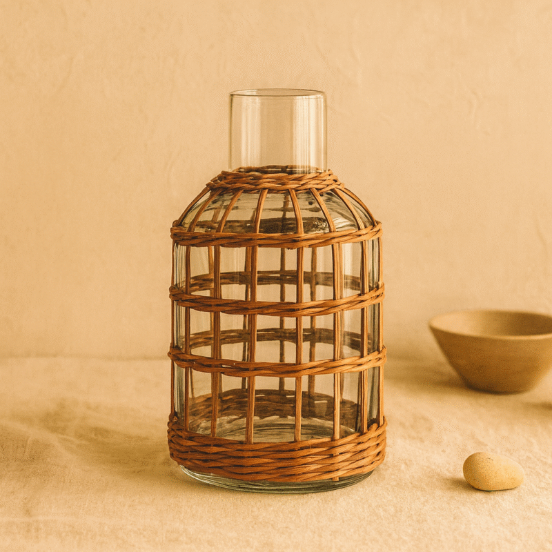 Seagrass Rattan Sm Vase