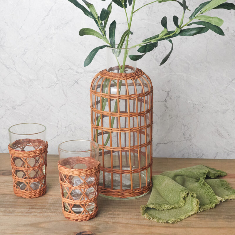 Vase en rotin Seagrass, M