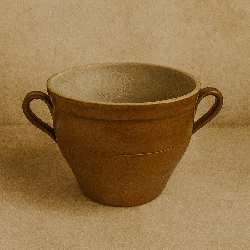 Poterie Renault Bonny sur Loire Decorative Cream Jar 5L/169oz