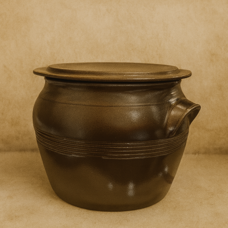 Poterie Renault Vintage Vinegar Berry Jar - Medium (4L) - Brown