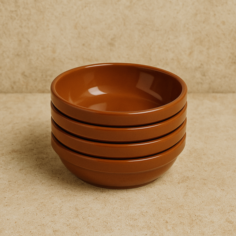 Poterie Renault Crème Brulée Mold (0.25 L) -BROWN