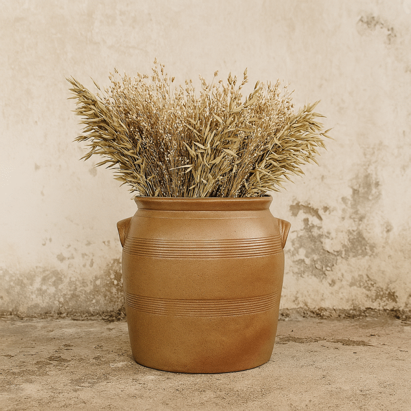Pot baril Bonny sur Loire - Poterie Renault (Grand - 17 L) - Sel
