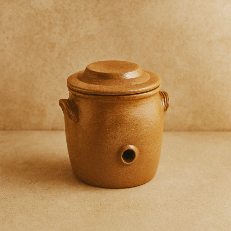 Poterie Renault Bonny sur Loire Vinegar Jar (4L) - Salt