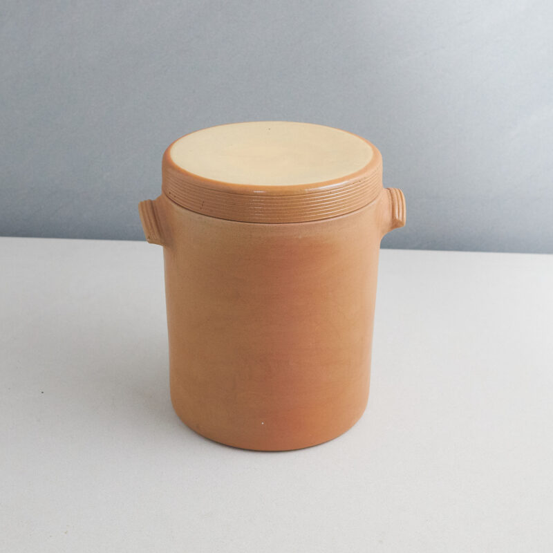 Poterie Renault Bonny sur Loire Covered Jar - Large (5.5 L) SALT