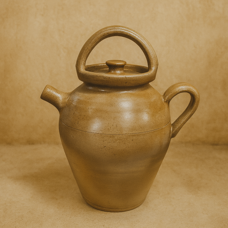 Poterie Renault Bonny sur Loire Jar with Handle 3L/101 oz - SALT