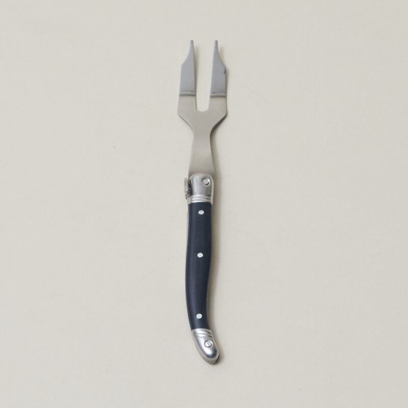 Laguiole Mini Cheese Fork, Black - Image 2