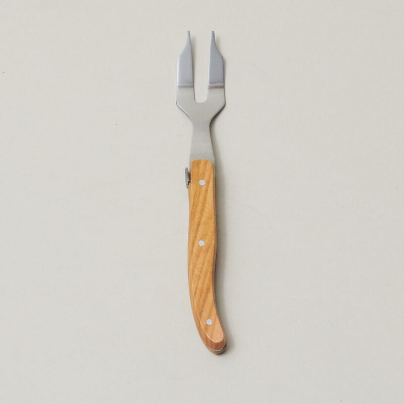Laguiole Mini Cheese Fork, Olivewood - Image 2