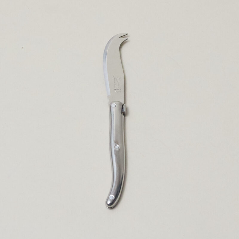 Laguiole Mini Fork-tipped Knife, Stainless Steel - Image 2