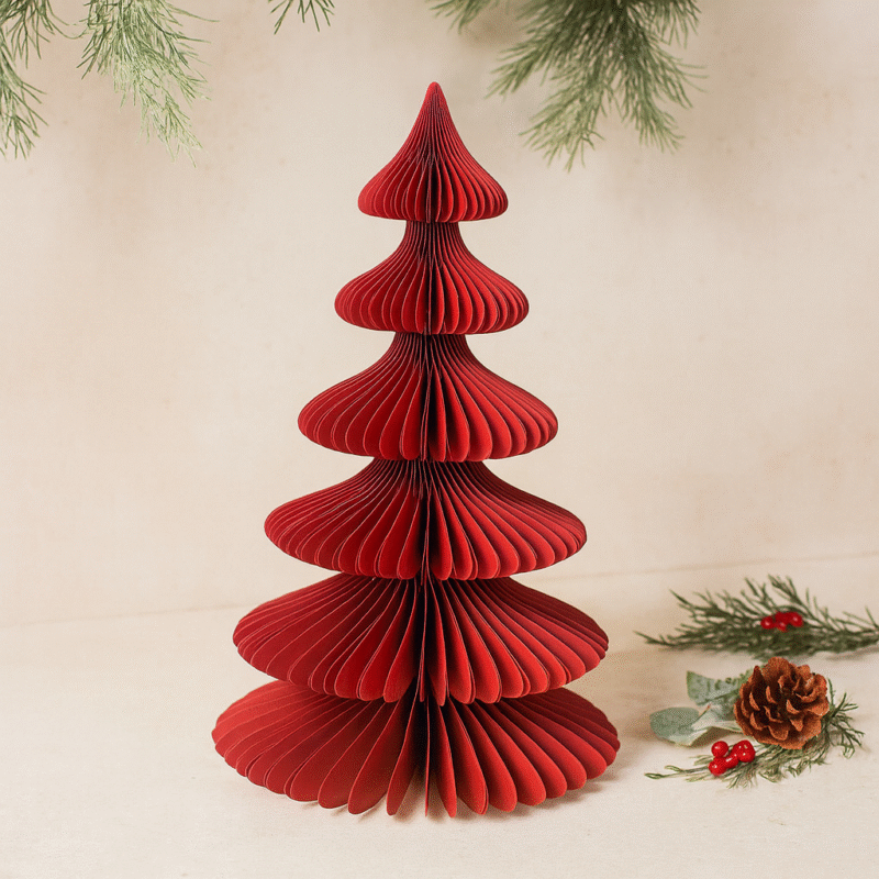Arbre en papier Crimson
