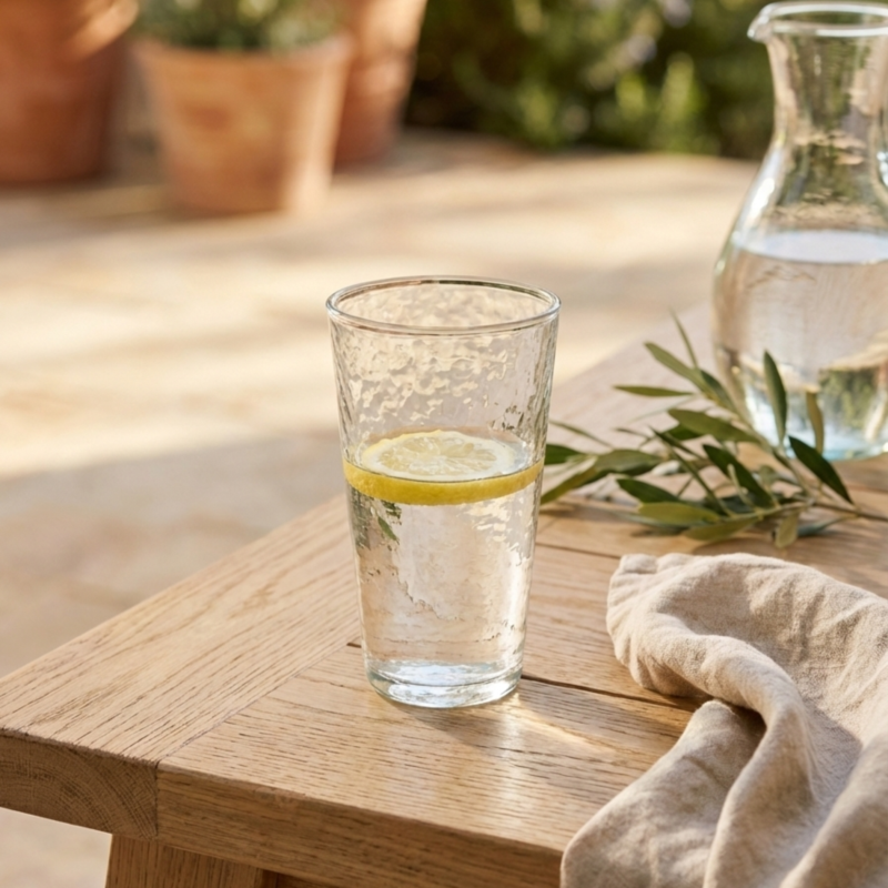 Pebble Glass Tumbler, Tall