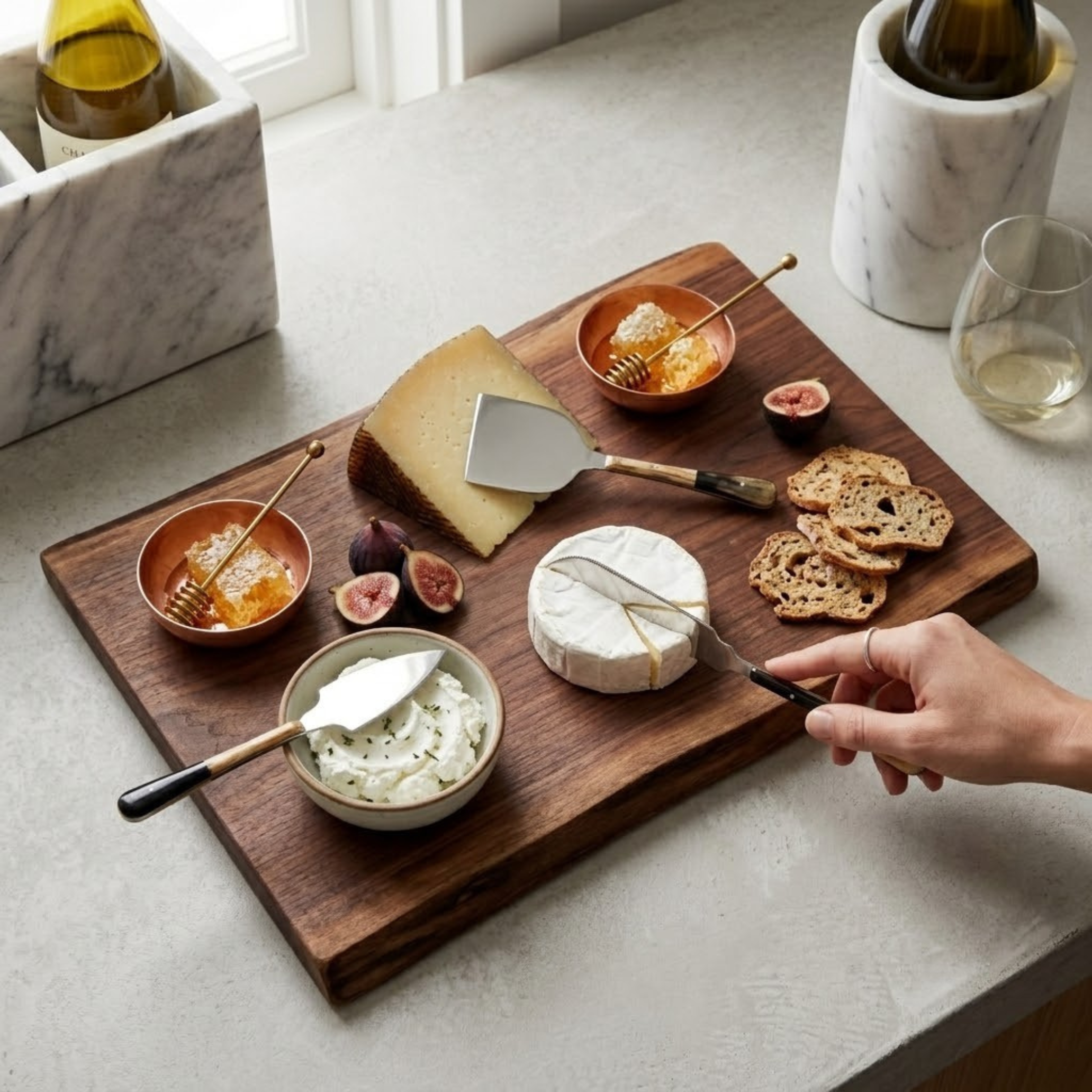 Reid Horn Cheese Set - Image 2