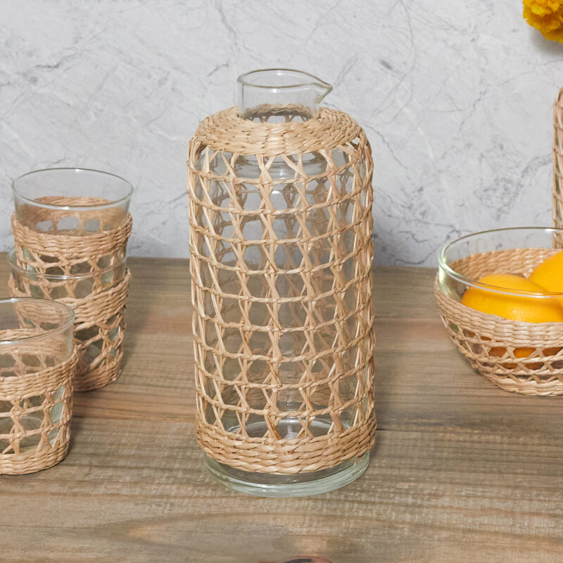 Carafe Cage en herbe de mer