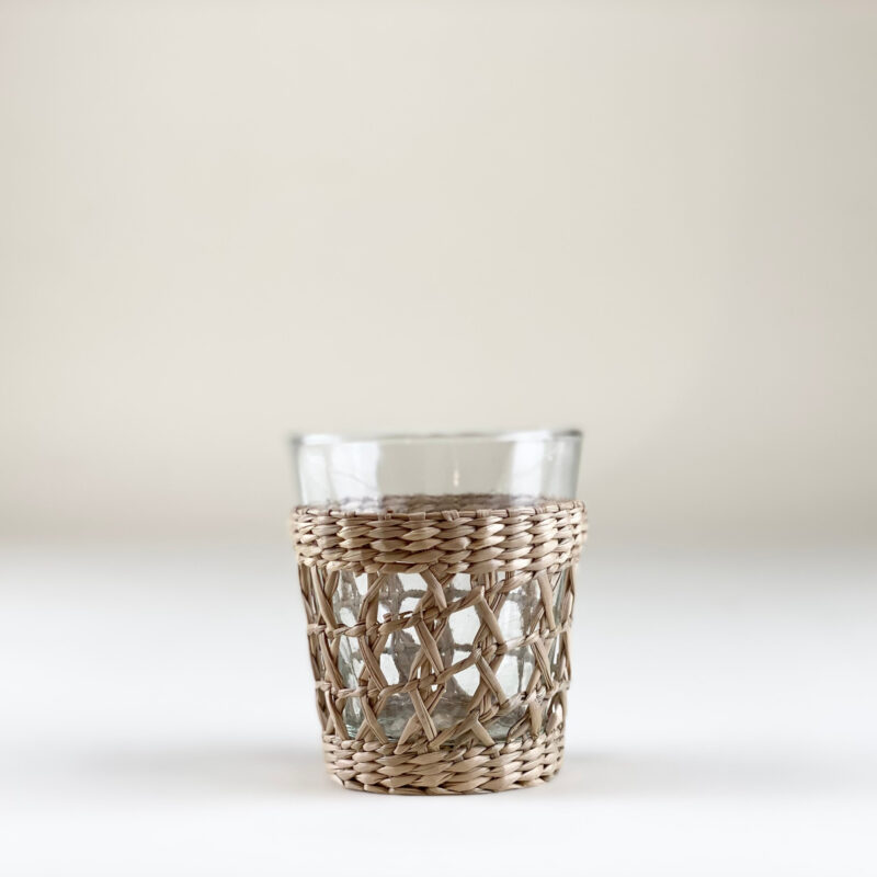 Petit verre Cage en herbe de mer