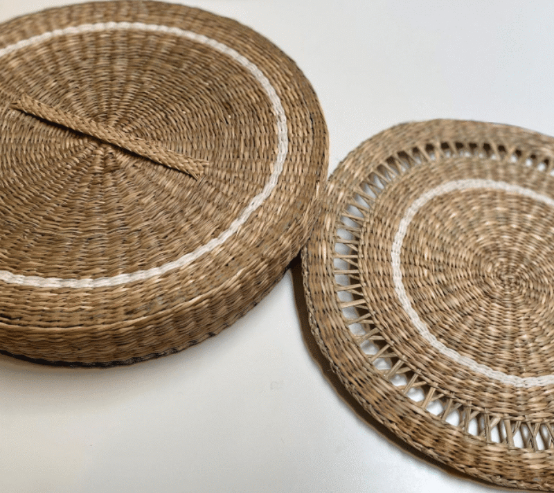 Seagrass White Placemats, Set of 6