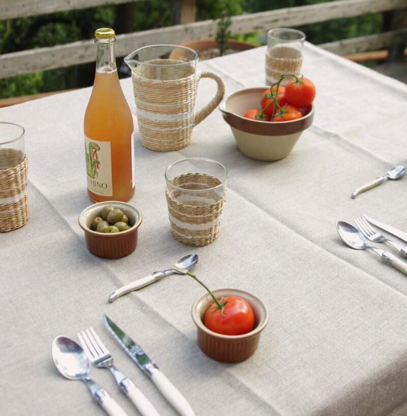 Seagrass White Stripe Tumbler