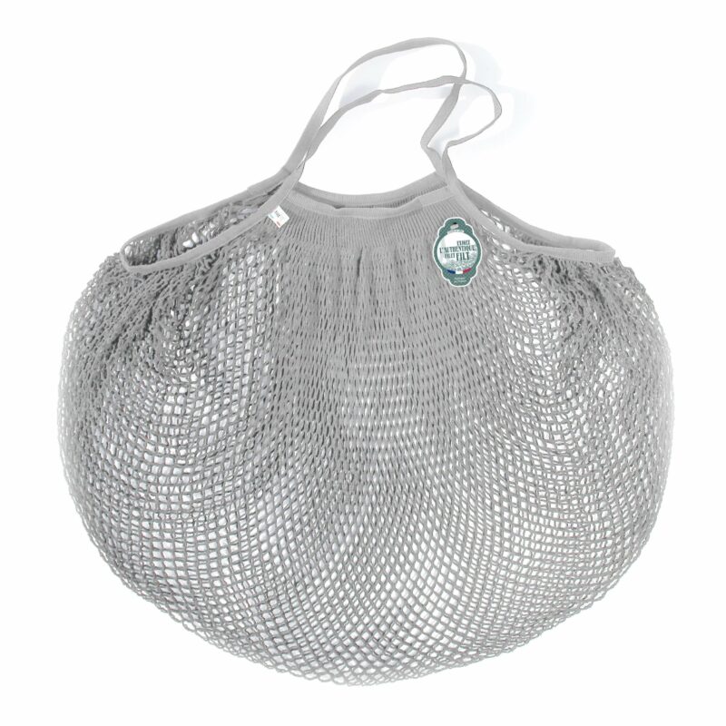 Filt Grey Cotton Shopper Large-230GRIS.PLUIE
