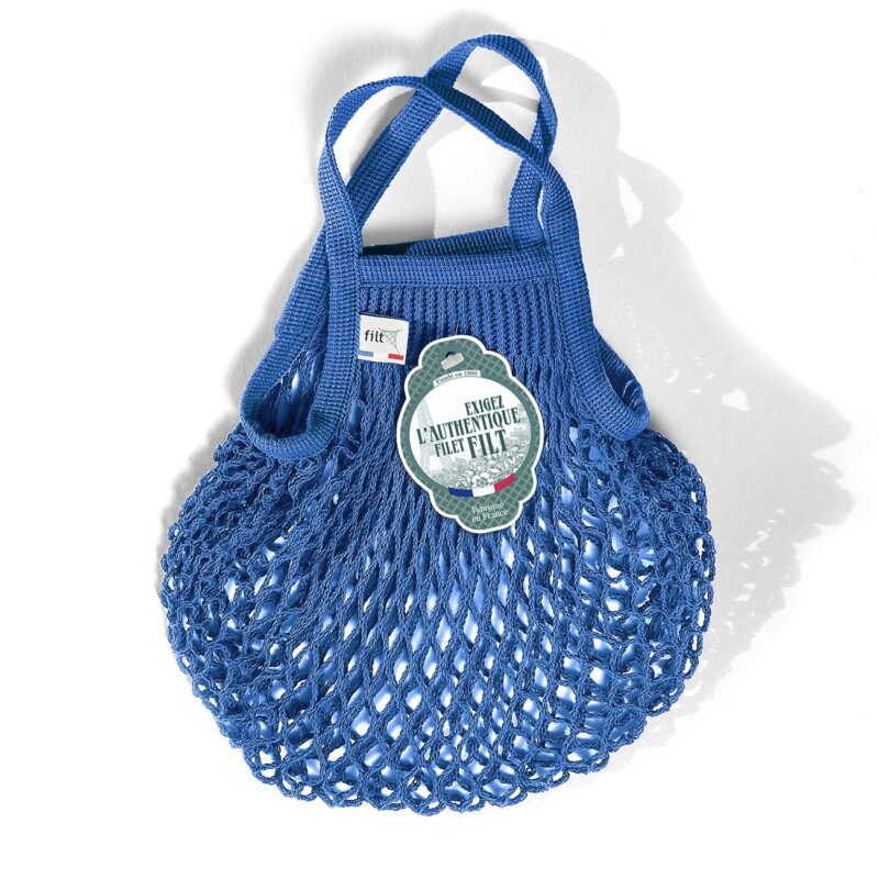 Sac en coton Filt bleu vif, Mini - 301BLEUMATISSE