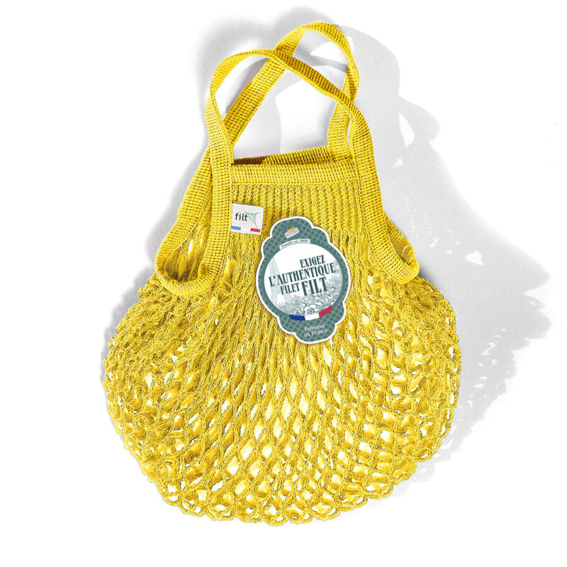 Sac en coton Filt jaune vif, Mini - 301JAUNE
