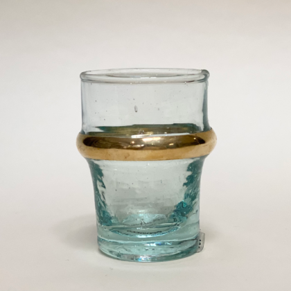 Beldi Espresso Glass w GOLD