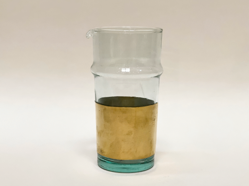 Beldi Carafe with gold ring