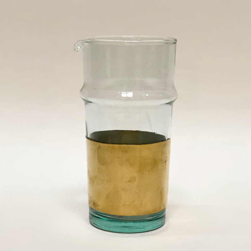 Beldi Carafe with gold ring