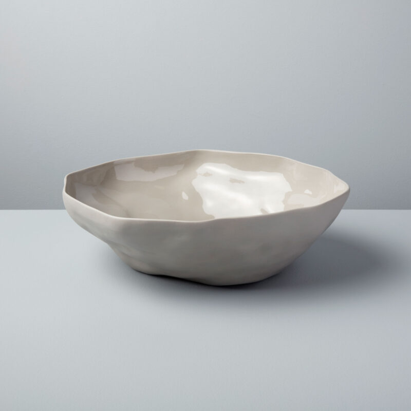 Tam Stoneware Large Serving Bowl, Sterling