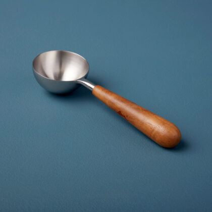 Cuillère à glace teck et inox