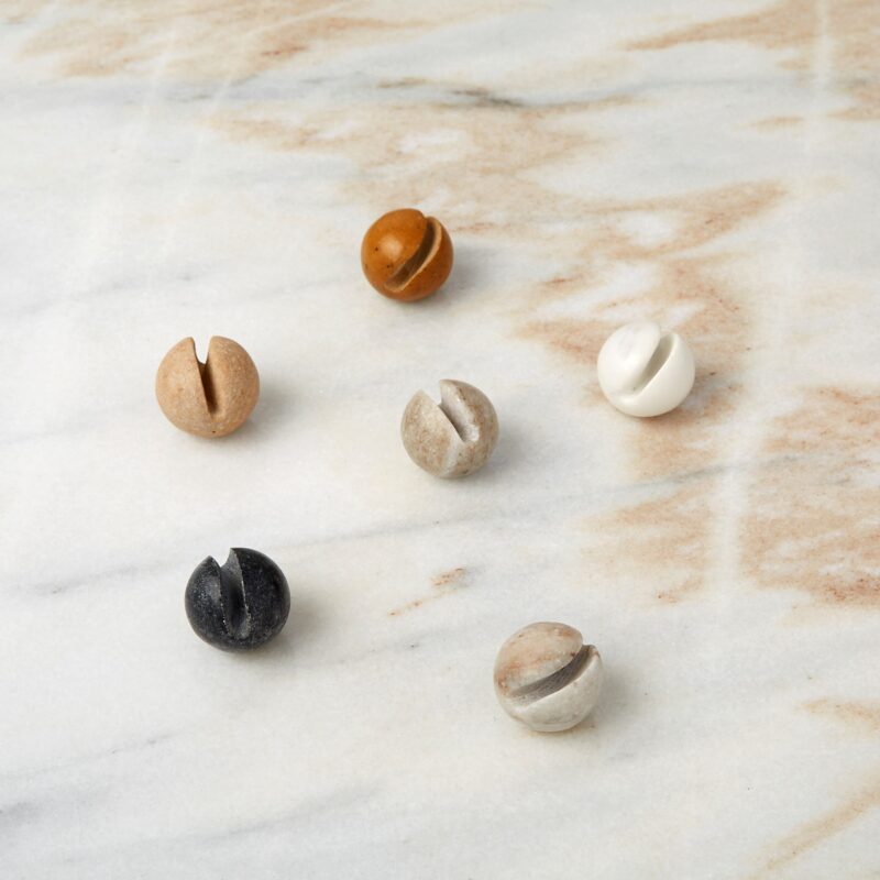 Assorted Marble Orb Drink Charm, Set of 6 - Image 2