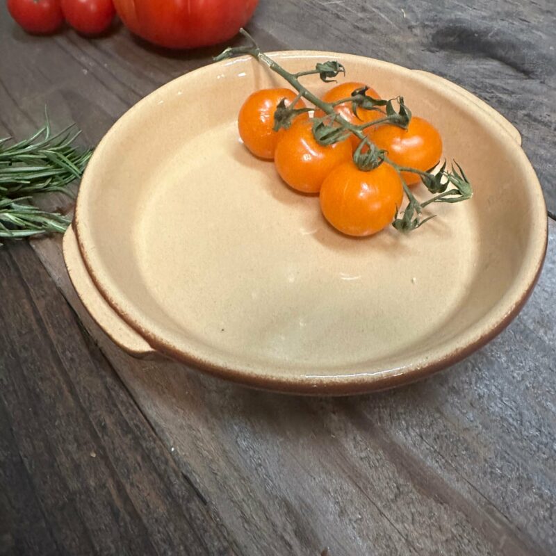 Poterie Renault Vintage Egg Dish (0.35 L)- Brown