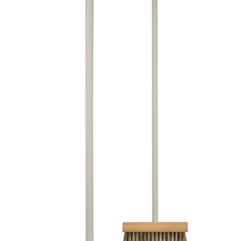 Andree Jardin NATURAL GRAY--"Mr & Mrs Clynk" Large Complet Dustpan & Hand Brush