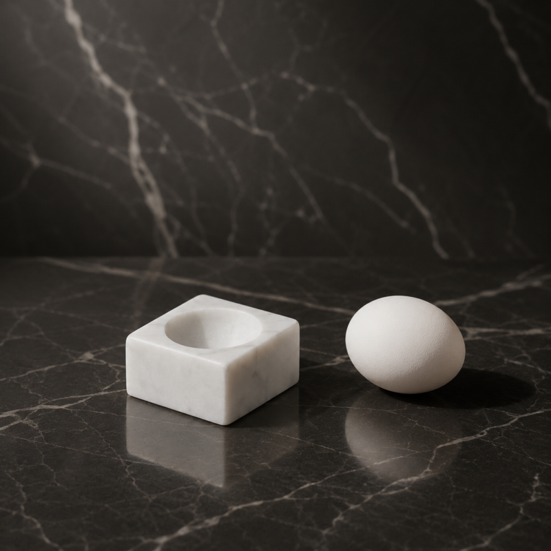 Marble Egg Cup, Large