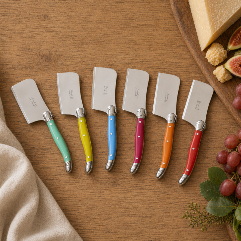 Set de 12 Mini Coupe-fromages Laguiole, Arc-en-ciel
