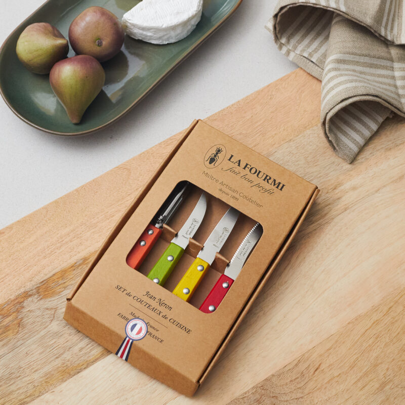 La Fourmi Colorful Wooden Kitchen Tools, Set of 4 - Image 2