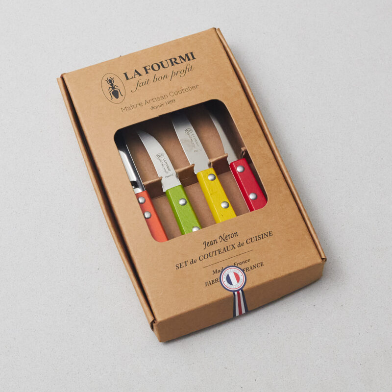 La Fourmi Colorful Wooden Kitchen Tools, Set of 4 - Image 3