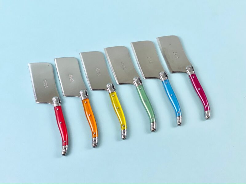 Laguiole 12 Piece Mini Cheese Cutter Set, Rainbow - Image 3