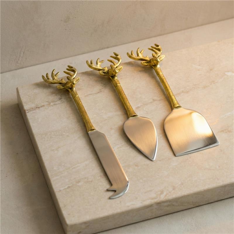 Stag Cheese Set