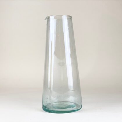 Beldi Large Tapered Carafe Clear