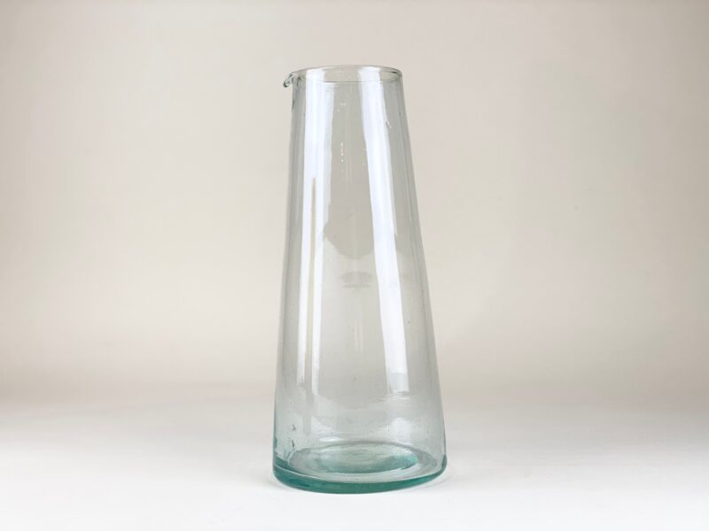 Beldi Large Tapered Carafe Clear