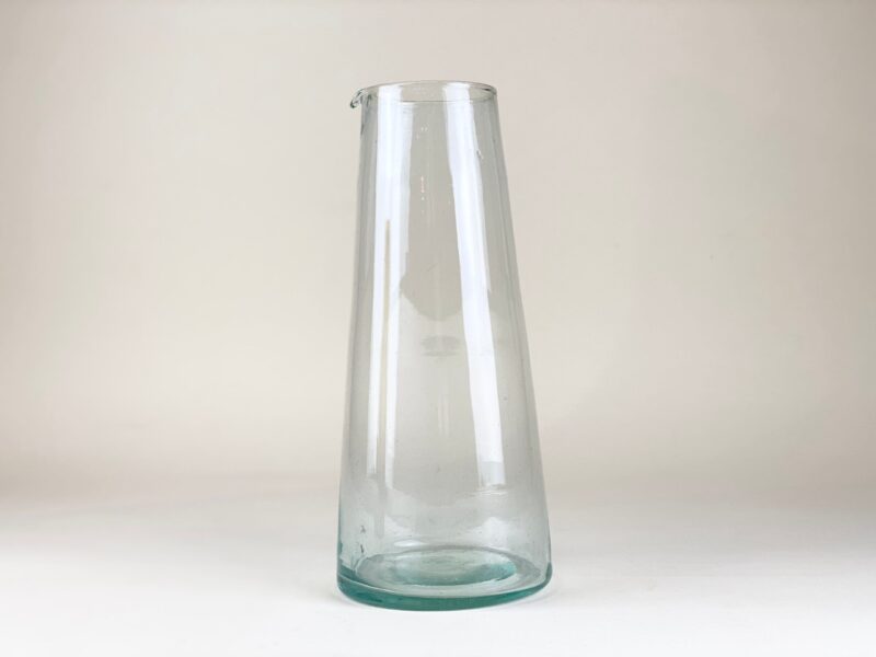 Beldi Large Tapered Carafe Clear