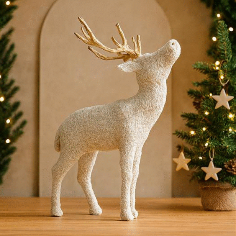 Cotton Glitz Medium Reindeer