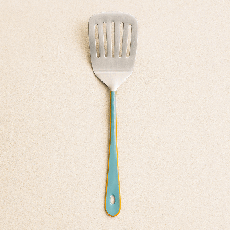 Spatule Harlow Bright avec tête en acier inoxydable, Blueberry
