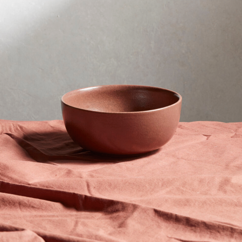 Gaia Medium Bowl,Mahogany